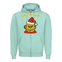 Seafoam christmas grinchffindor! grinch Zipper Hoodie - linhVisuals