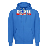 True Royal American punk Zipper Hoodie - linhVisuals