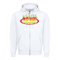 White American punk Zipper Hoodie - linhVisuals