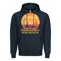 Navy grand canyon national park t  shirt grand canyon arizona u s national Zipper Hoodie - linhVisuals