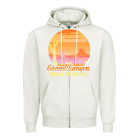 Oatmeal Heather grand canyon national park t  shirt grand canyon arizona u s national Zipper Hoodie - linhVisuals