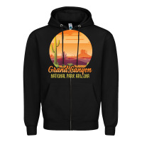 Black grand canyon national park t  shirt grand canyon arizona u s national Zipper Hoodie - linhVisuals