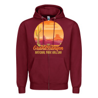 Burgundy grand canyon national park t  shirt grand canyon arizona u s national Zipper Hoodie - linhVisuals