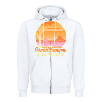 White grand canyon national park t  shirt grand canyon arizona u s national Zipper Hoodie - linhVisuals