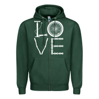 Sports Green cycling t  shirt cycling cyclist t  shirt (1) Zipper Hoodie - linhVisuals