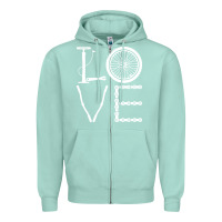 Seafoam cycling t  shirt cycling cyclist t  shirt (1) Zipper Hoodie - linhVisuals