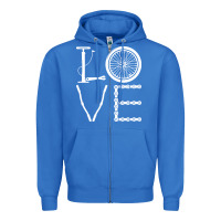 True Royal cycling t  shirt cycling cyclist t  shirt (1) Zipper Hoodie - linhVisuals