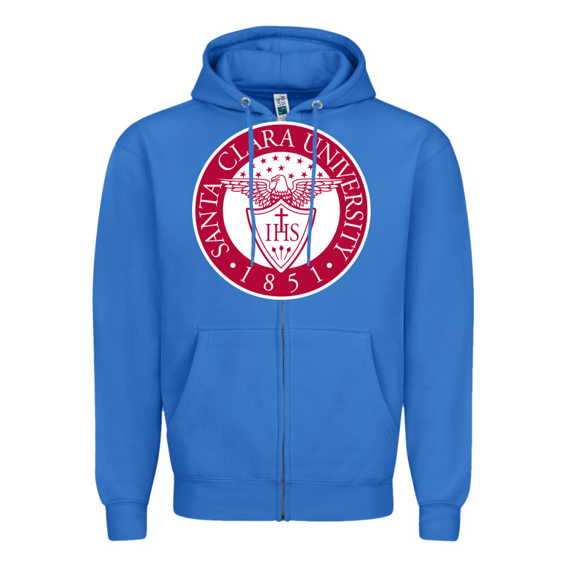Santa Clara U Seal Zipper Hoodie by linhVisuals | Teevron
