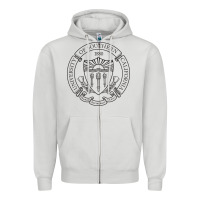 Dove Grey .university of southern california Zipper Hoodie - linhVisuals