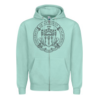 Seafoam .university of southern california Zipper Hoodie - linhVisuals