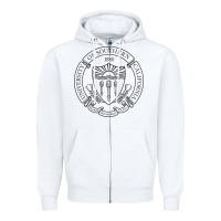White .university of southern california Zipper Hoodie - linhVisuals