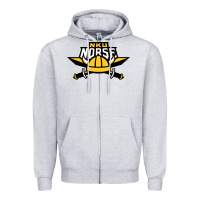 Heather Grey northern kentucky norse Zipper Hoodie - linhVisuals