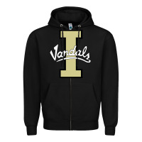 Black idaho vandals Football team Zipper Hoodie - linhVisuals