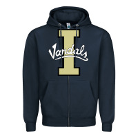 Navy idaho vandals Football team Zipper Hoodie - linhVisuals
