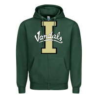 Sports Green idaho vandals Football team Zipper Hoodie - linhVisuals