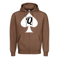 Chestnut queen of spades clothes for women   qos tee t shirt Zipper Hoodie - linhVisuals