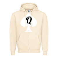 Sandshell queen of spades clothes for women   qos tee t shirt Zipper Hoodie - linhVisuals