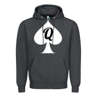 Smoke queen of spades clothes for women   qos tee t shirt Zipper Hoodie - linhVisuals