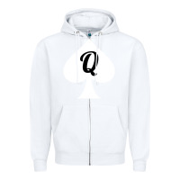 White queen of spades clothes for women   qos tee t shirt Zipper Hoodie - linhVisuals