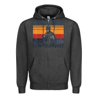 Charcoal Heather free cain velasquez vintage t shirt Zipper Hoodie - linhVisuals