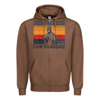 Chestnut free cain velasquez vintage t shirt Zipper Hoodie - linhVisuals