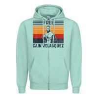 Seafoam free cain velasquez vintage t shirt Zipper Hoodie - linhVisuals