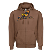 Chestnut akron rubberducks Zipper Hoodie - linhVisuals