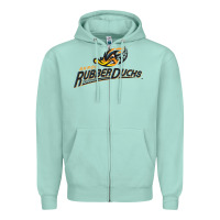 Seafoam akron rubberducks Zipper Hoodie - linhVisuals