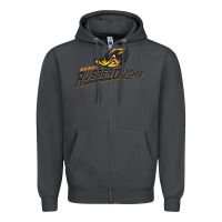 Smoke akron rubberducks Zipper Hoodie - linhVisuals
