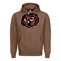 Chestnut temple owls Zipper Hoodie - linhVisuals