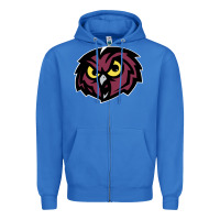 True Royal temple owls Zipper Hoodie - linhVisuals