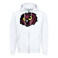 White temple owls Zipper Hoodie - linhVisuals