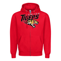 Red towson tigers Zipper Hoodie - linhVisuals