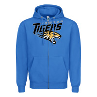 True Royal towson tigers Zipper Hoodie - linhVisuals