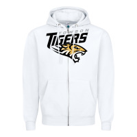 White towson tigers Zipper Hoodie - linhVisuals