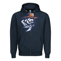 Navy utep miners Zipper Hoodie - linhVisuals
