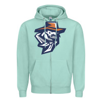 Seafoam utep miners Zipper Hoodie - linhVisuals