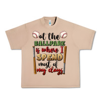 Burro at the ballpark is where i spend most my days Urban Heavy Tee - BundleAndBundleShop