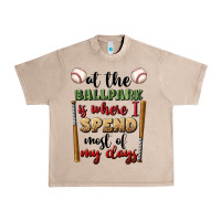French Oak at the ballpark is where i spend most my days Urban Heavy Tee - BundleAndBundleShop