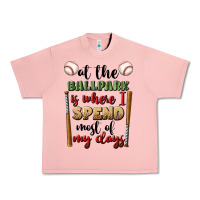 Salmon at the ballpark is where i spend most my days Urban Heavy Tee - BundleAndBundleShop