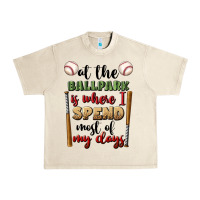 Sandshell at the ballpark is where i spend most my days Urban Heavy Tee - BundleAndBundleShop