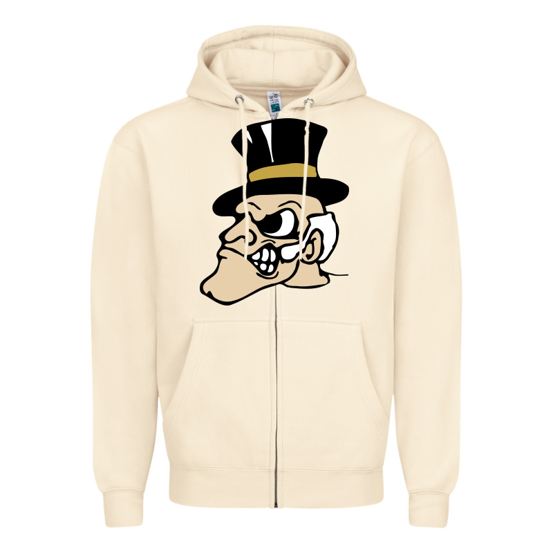 Wake Forest Demon Deacons Zipper Hoodie by linhVisuals | Teevron