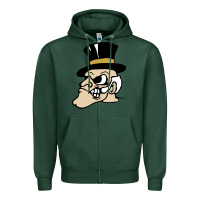 Sports Green wake forest demon deacons Zipper Hoodie - linhVisuals