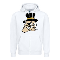 White wake forest demon deacons Zipper Hoodie - linhVisuals