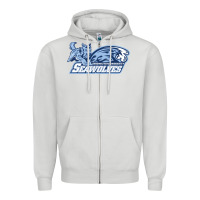 Dove Grey sonoma state seawolves Zipper Hoodie - linhVisuals