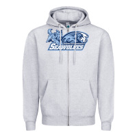 Heather Grey sonoma state seawolves Zipper Hoodie - linhVisuals