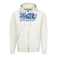 Oatmeal Heather sonoma state seawolves Zipper Hoodie - linhVisuals