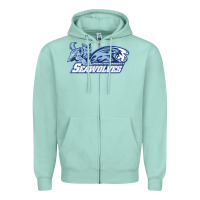 Seafoam sonoma state seawolves Zipper Hoodie - linhVisuals