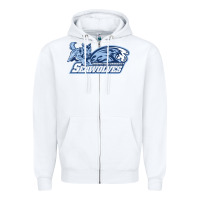 White sonoma state seawolves Zipper Hoodie - linhVisuals