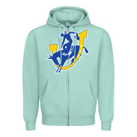 Seafoam southern arkansas magnolia Zipper Hoodie - linhVisuals